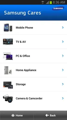 Samsung Cares android App screenshot 5